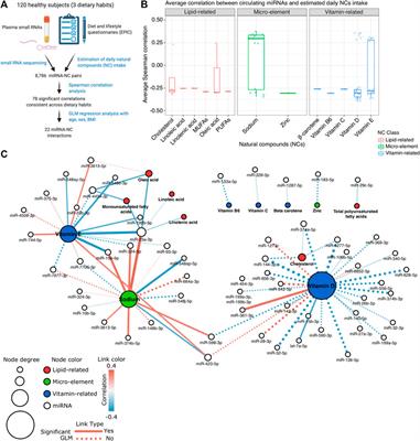 Intake of Natural Compounds and Circulating microRNA Expression Levels: Their Relationship Investigated in Healthy Subjects With Different Dietary Habits